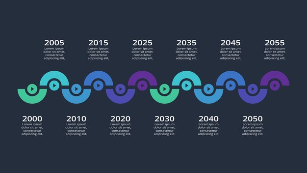 Concepto creativo para infografía con opciones de 6 pasos, partes o procesos.