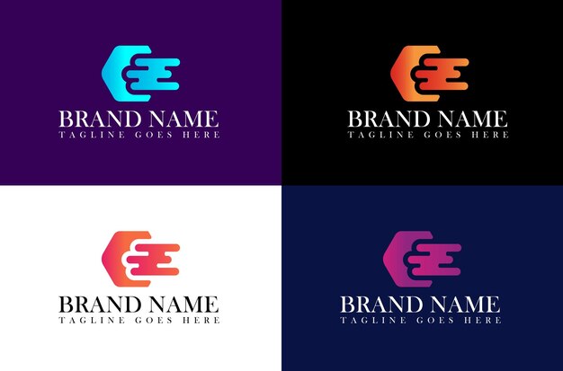 concepto creativo para la plantilla de diseño del logotipo de la empresa