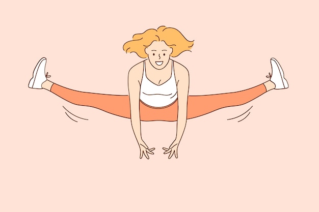 Concepto de deporte y estilo de vida activo