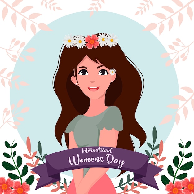 Vector concepto del día internacional de la mujer