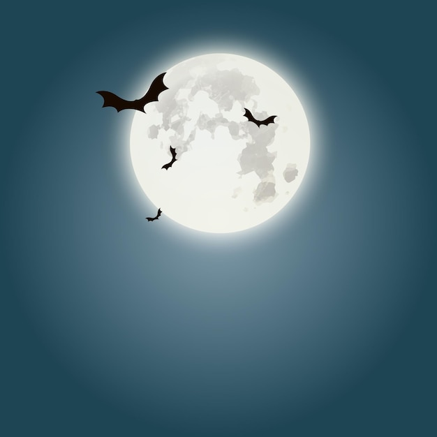 El concepto del Día de la Luna de HalloweenFeria nacional de los Estados Unidos