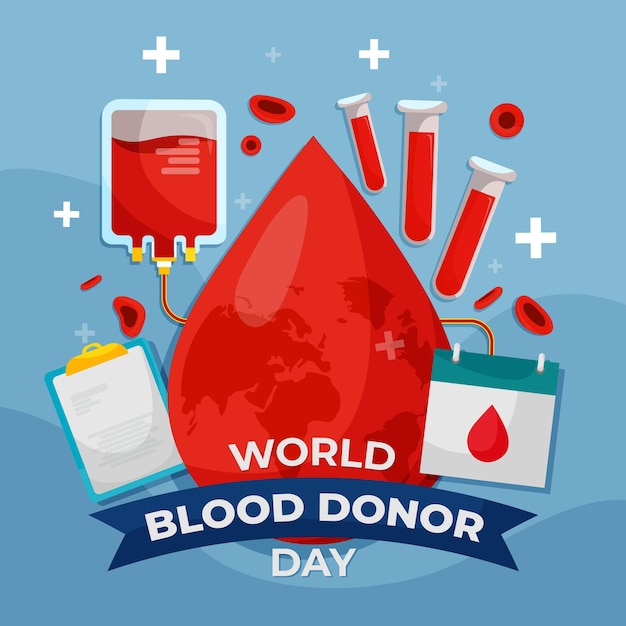 El concepto del Día Mundial del Donante de Sangre