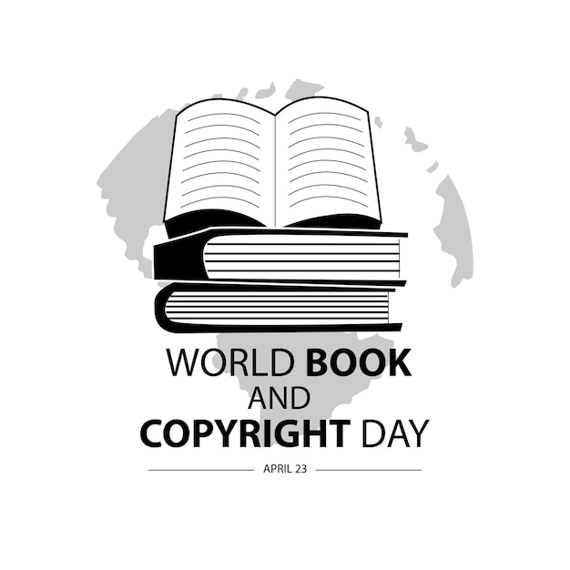 Concepto del día mundial del libro y del derecho de autor 23 de abril