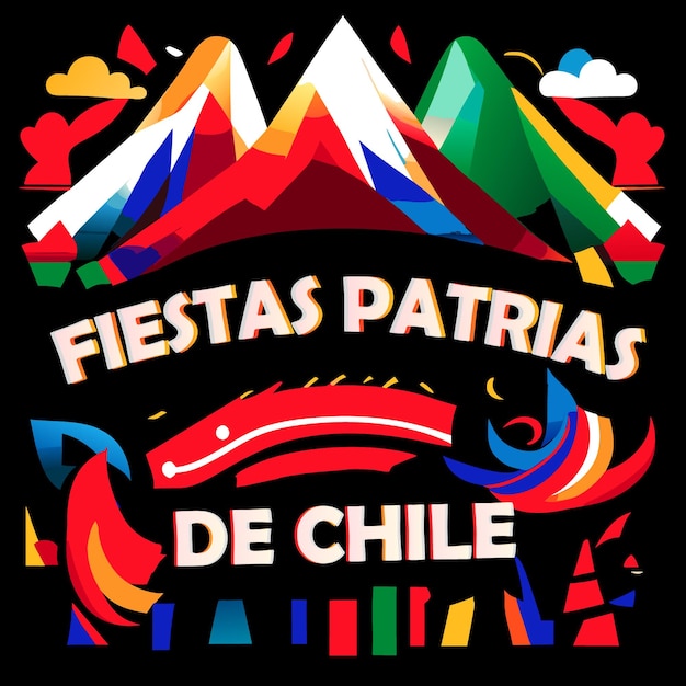 Concepto del día nacional de chile