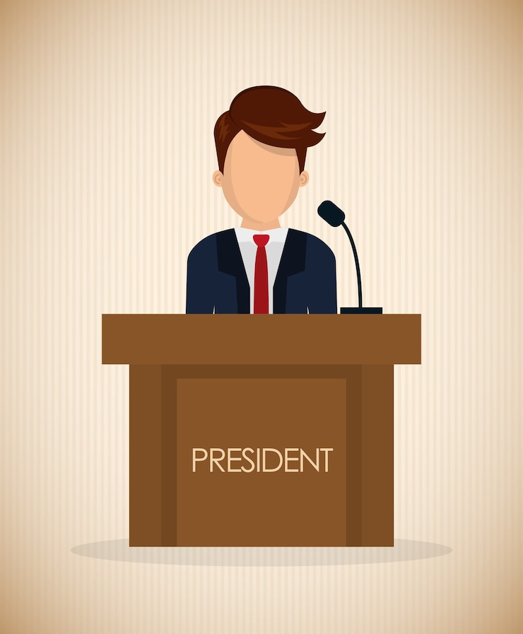 Vector concepto del día de los presidentes con el diseño del icono, gráfico del ejemplo 10 eps del vector.