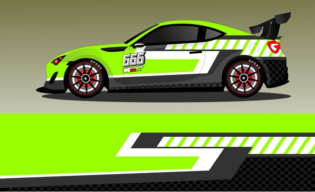 Concepto de diseño de calcomanías de envoltura de automóviles Fondo grunge abstracto para vehículos de envoltura coches de carreras furgonetas de carga