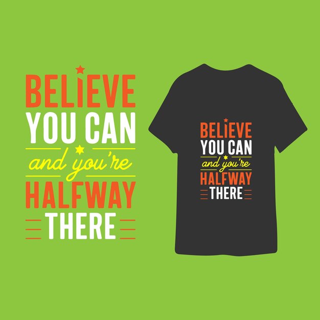 Concepto de diseño de camiseta.