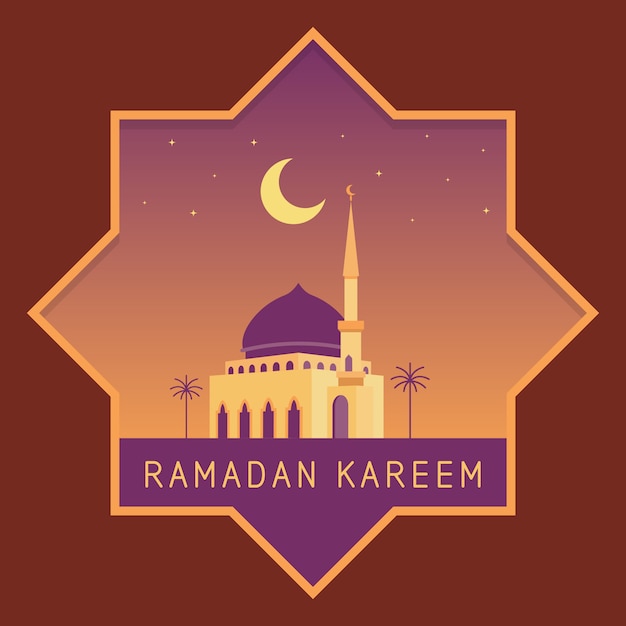 Vector concepto de diseño de celebración de ramadán