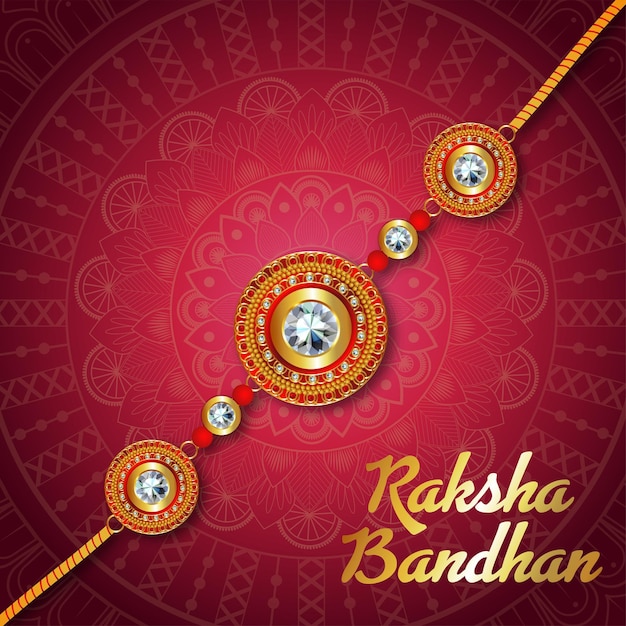 Concepto de diseño creativo para el fondo feliz raksha bandhan