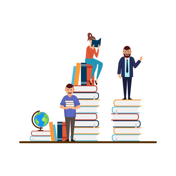 Concepto de diseño de educación plana