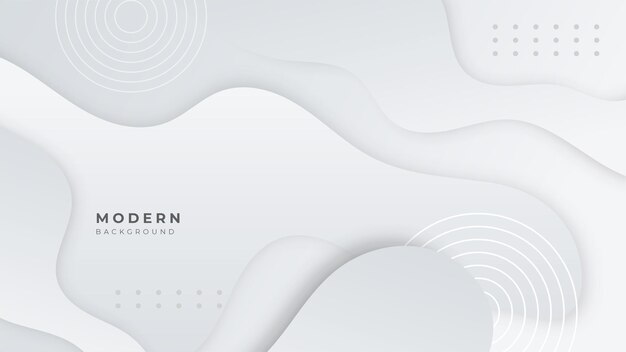 Concepto de diseño de espacio de fondo blanco y gris Diseño web decorativo o pancarta de póster