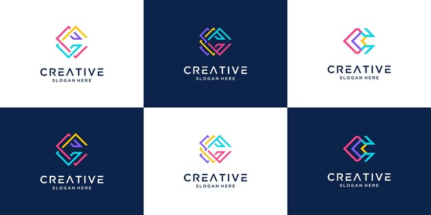 Concepto de diseño de identidad de marca
