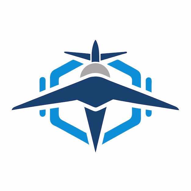 Concepto de diseño de logo de Drone