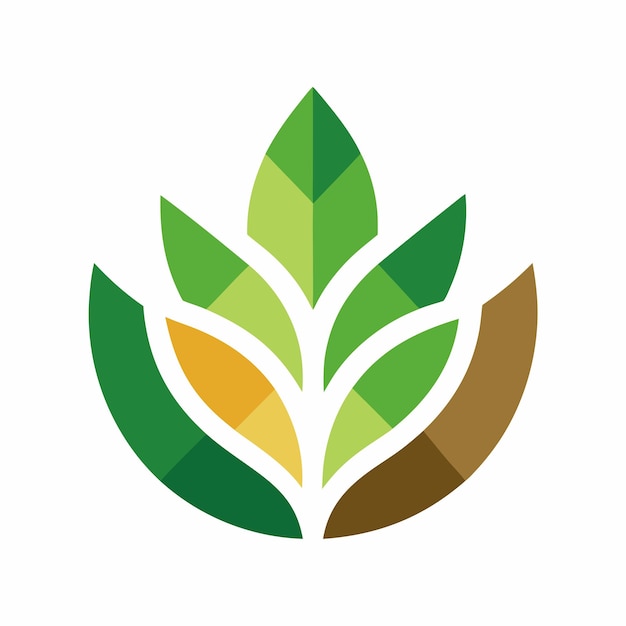 Concepto de diseño de logo de hoja
