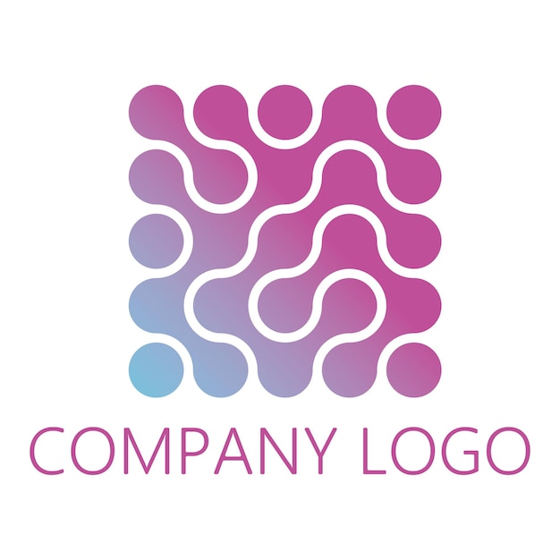concepto de diseño de logotipo abstracto de la empresa