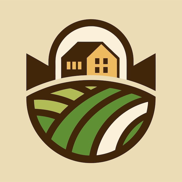 concepto de diseño de logotipo agrícola