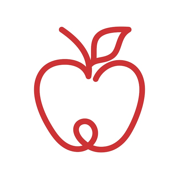 Concepto de diseño del logotipo de Apple