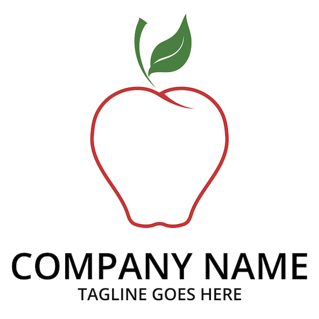 Concepto de diseño del logotipo de Apple