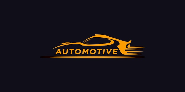 Concepto de diseño de logotipo automotriz vectorial, plantilla de diseño de logotipo de automóvil vectorial, concesionarios de automóviles vectoriales, ilustración de concepto de diseño de logotipo de detalle y modificación
