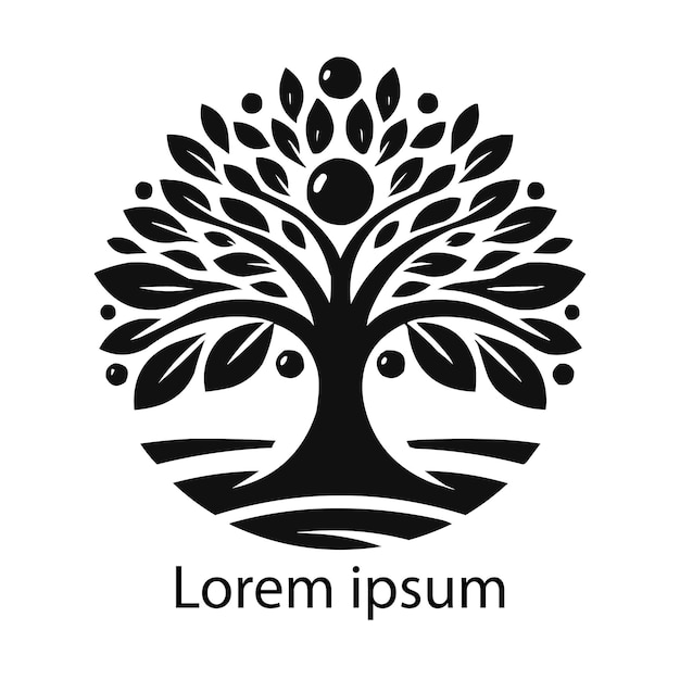 concepto de diseño del logotipo de bienestar