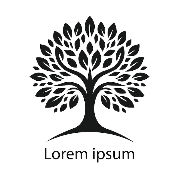 concepto de diseño del logotipo de bienestar