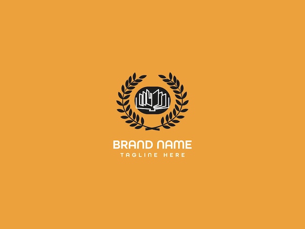 Concepto de diseño de logotipo Bookk