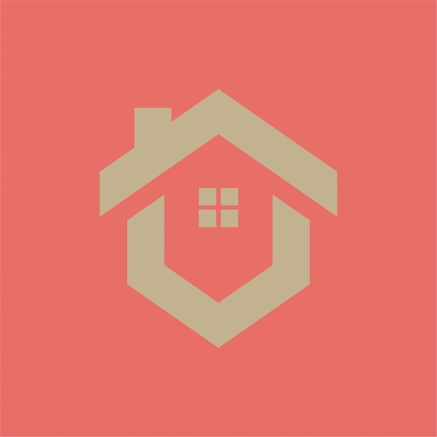 Concepto de diseño de logotipo de casa Plantilla de logotipo de edificio simple Plantilla de diseño de logotipo de casa