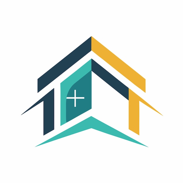 concepto de diseño del logotipo de la casa