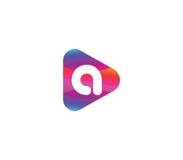 Un concepto de diseño de logotipo colorido