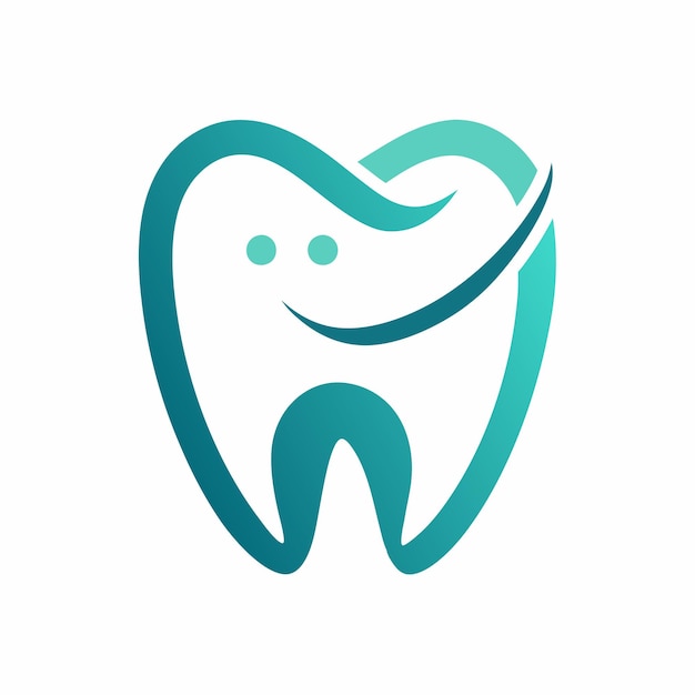 Concepto de diseño del logotipo dental