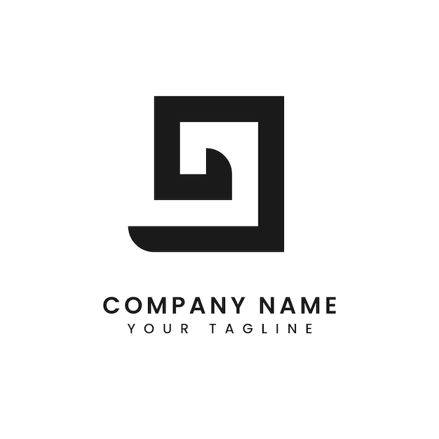 Concepto de diseño de logotipo geométrico moderno para empresas y vectores comerciales