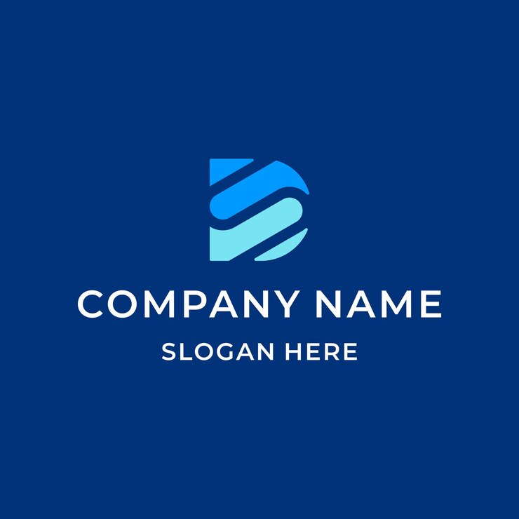 concepto de diseño del logotipo de la letra DS