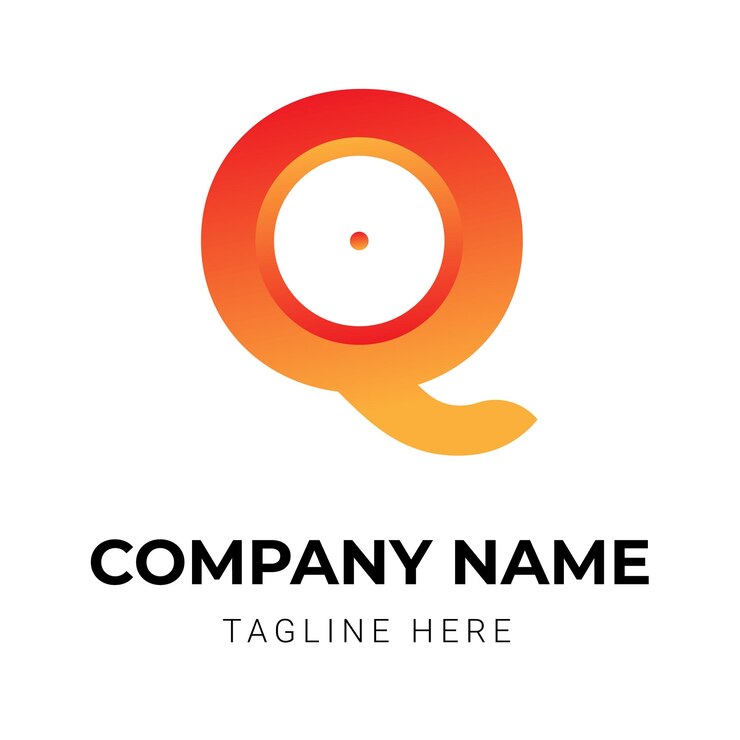 Vector concepto de diseño de logotipo de letra moderna