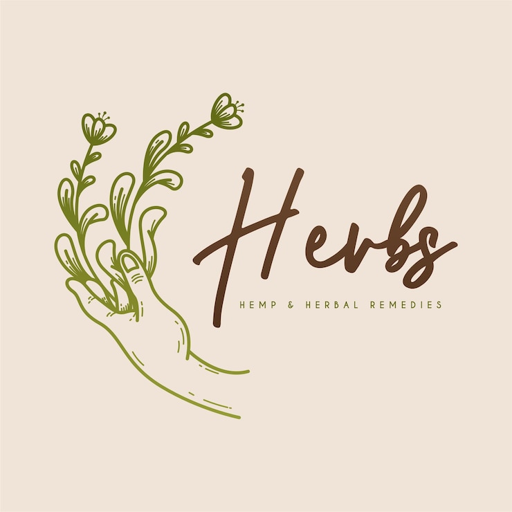 Vector concepto de diseño de logotipo de medicina herbaria y natural plantilla de diseño de logotipo de planta medicinal