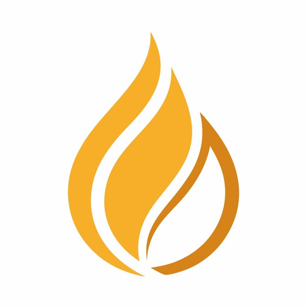 Concepto de diseño del logotipo Oil Drop