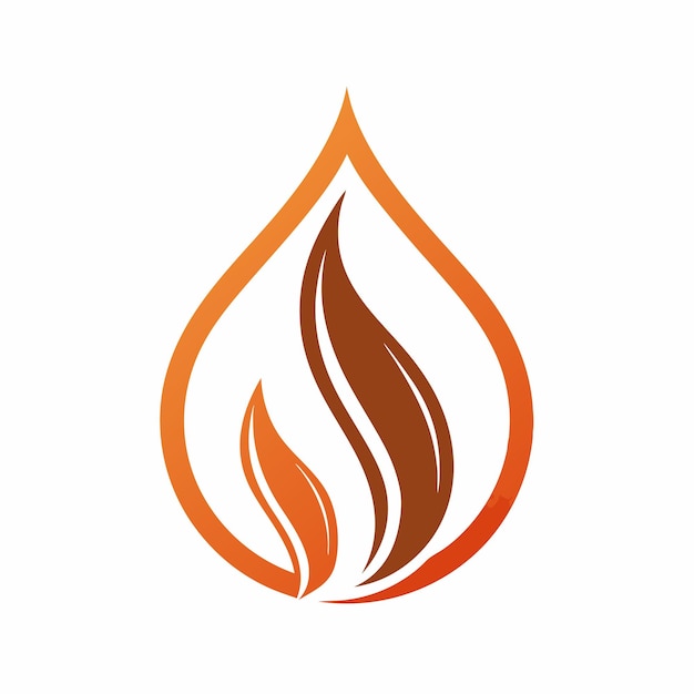 Concepto de diseño del logotipo Oil Drop