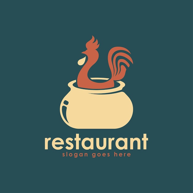 Concepto de diseño de logotipo de restaurante concepto de diseño de logotipo de comida vectorial