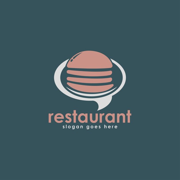 Concepto de diseño de logotipo de restaurante concepto de diseño de logotipo de comida vectorial