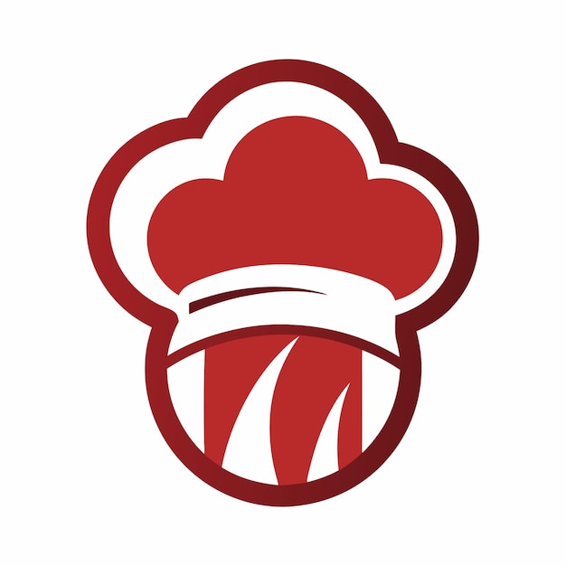 Concepto de diseño del logotipo del sombrero de chef