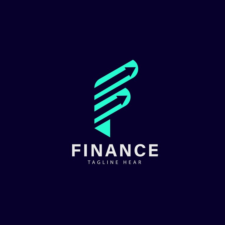 Vector concepto de diseño de logotipo de vector de inversión y contabilidad financiera empresarial