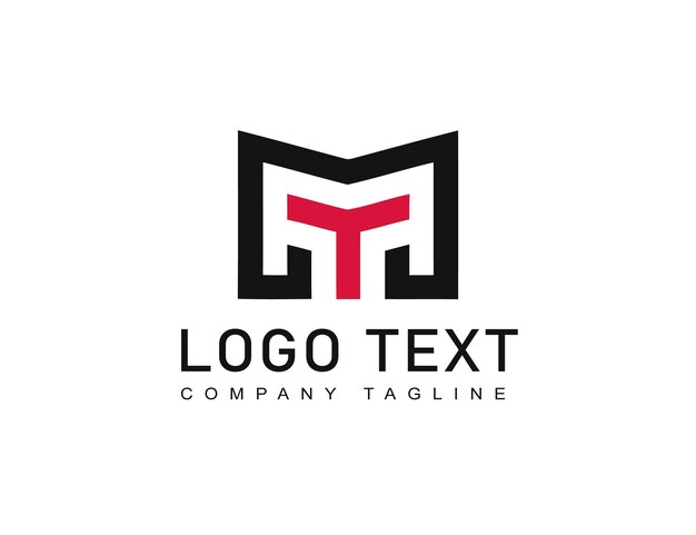 Concepto de diseño moderno del logotipo de la letra t