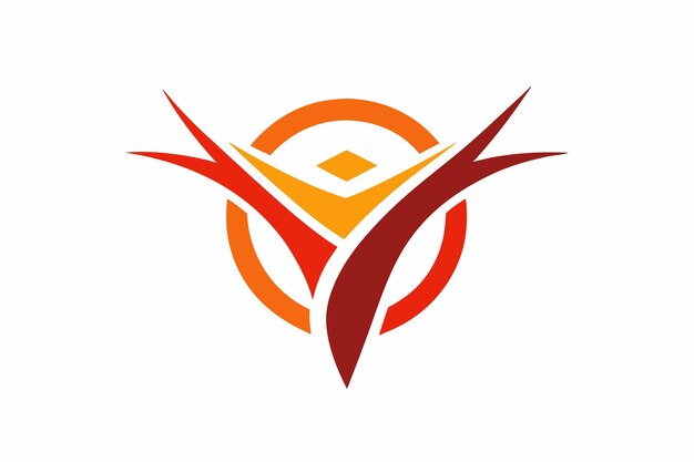 Concepto de diseño de pintura del logotipo