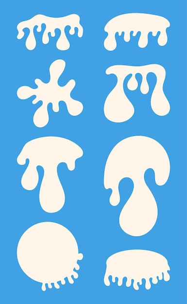 Concepto de diseño de la recolección de salpicaduras de agua vectorial