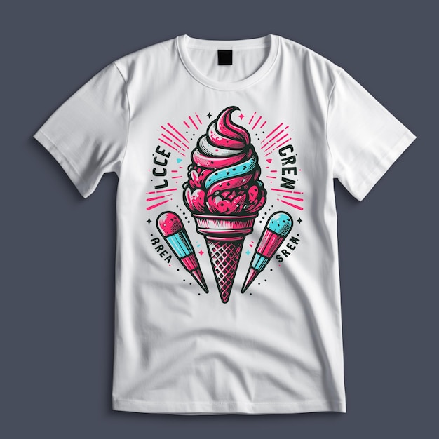 Concepto de diseños de té de helado dulce y lindo