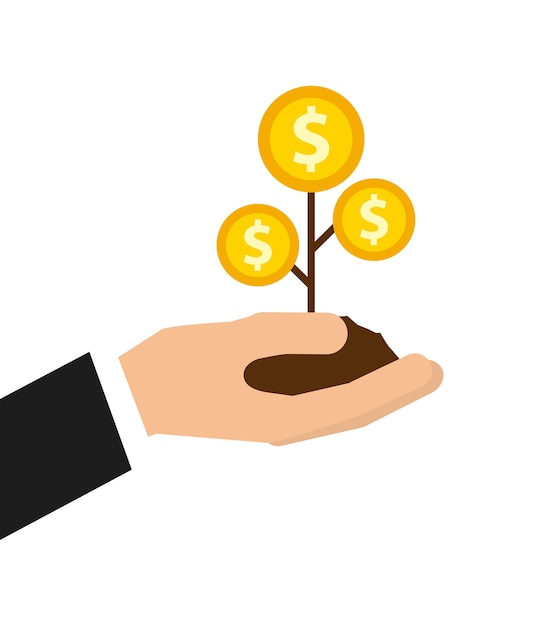 concepto de economía de fondos de crecimiento