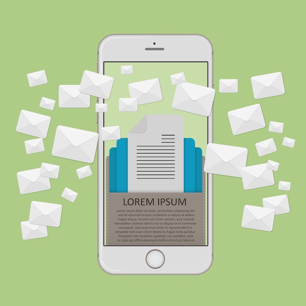 Concepto de email marketing