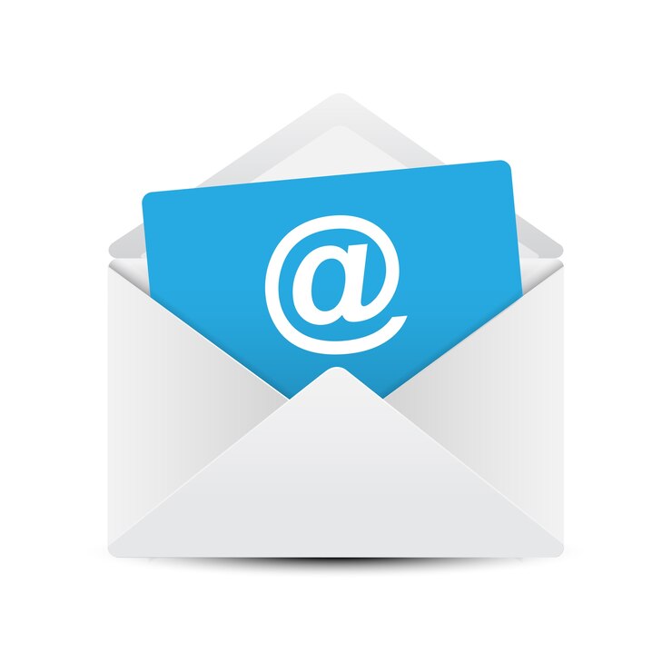 Vector concepto de envolvente de correo electrónico