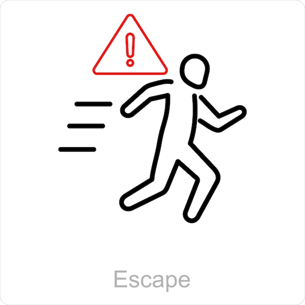 El concepto de escape y supervivencia del icono