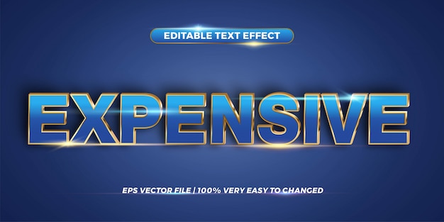 Concepto de estilo de efecto de texto editable - Palabra cara