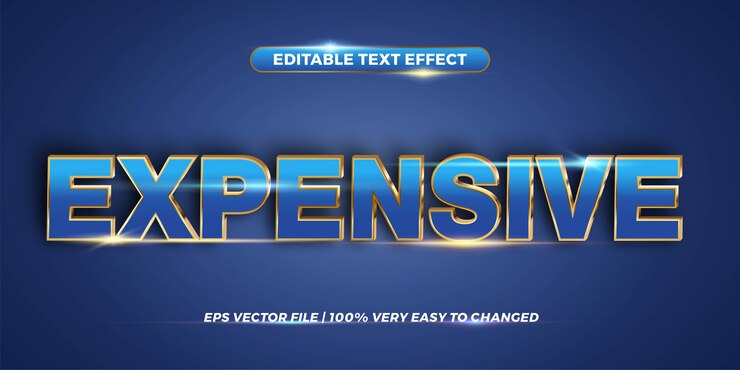 Vector concepto de estilo de efecto de texto editable - palabra cara